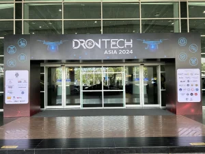 Entrance of DronTech Asia 2024 at IMPACT Exhibition Center, Bangkok