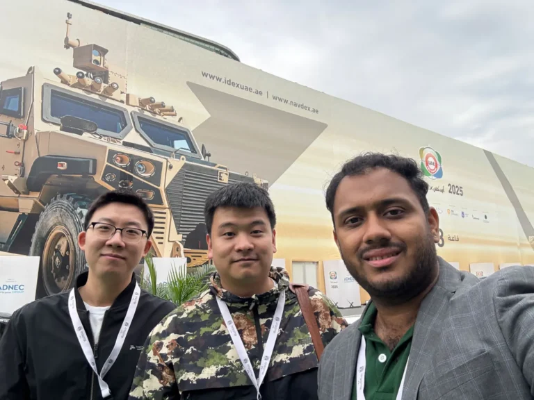 CGBT team at IDEX 2025 in Abu Dhabi, UAE