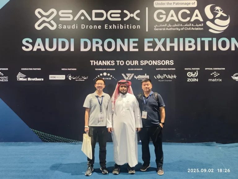 CGBT team at SADEX Saudi Drone Exhibition 2025 in Riyadh