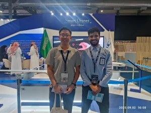 CGBT team in the exhibition hall at SADEX 2025, Riyadh