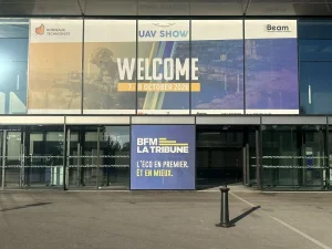 Entrance of UAV Show 2026 at Palais 2 l'Atlantique, Bordeaux